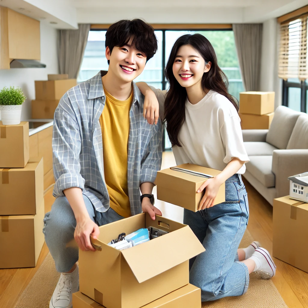 새로 이사 온 신혼부부