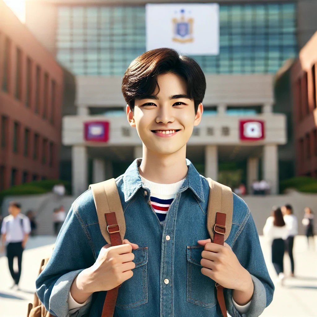새로운 시작을 다짐하는 대학생