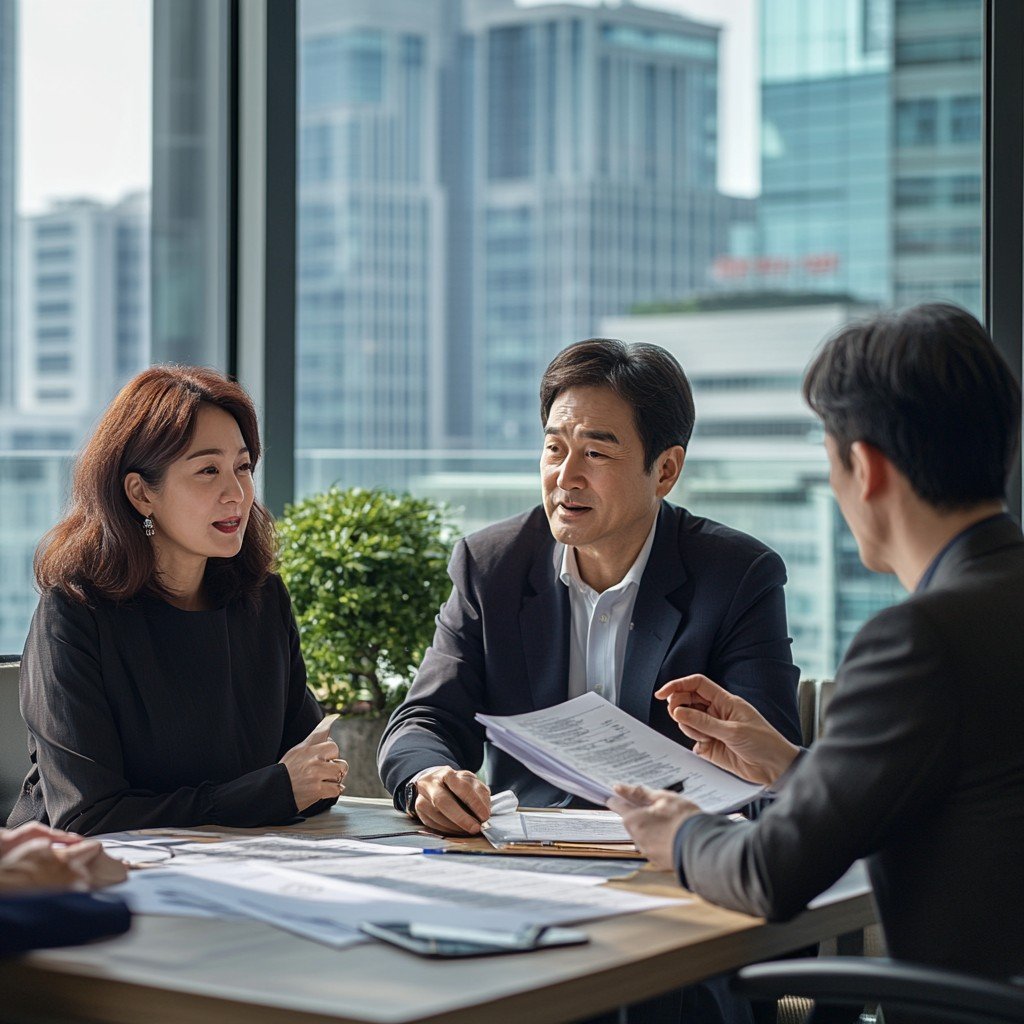 세무 상담 장면
